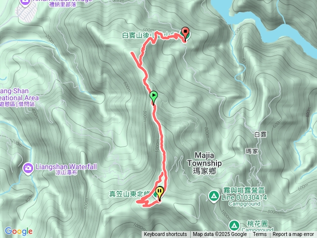 真笠山、東北峰、白賓山預覽圖