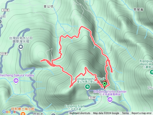 菜公坑瀑布_大水塔_烘爐山_菜公坑山