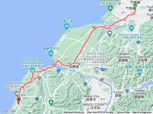 環島 苗栗白沙屯 路線004