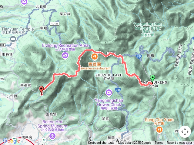七星主東、大屯連峰