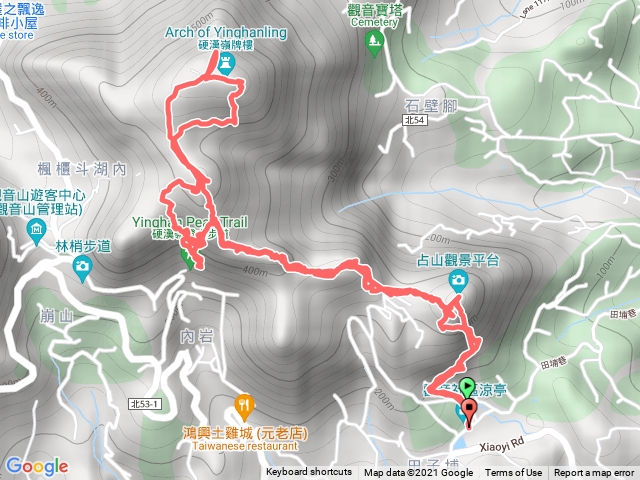 占山連峰、硬漢嶺