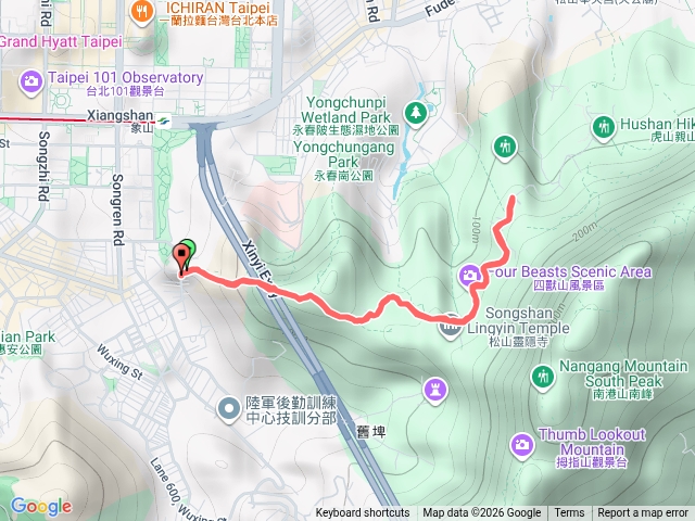 四獸山步道預覽圖