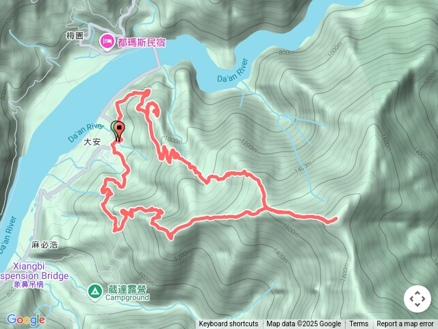 泰安鄉大安部落 南坑山西峰、南坑山、南坑山西北峰、大安山 O型縱走