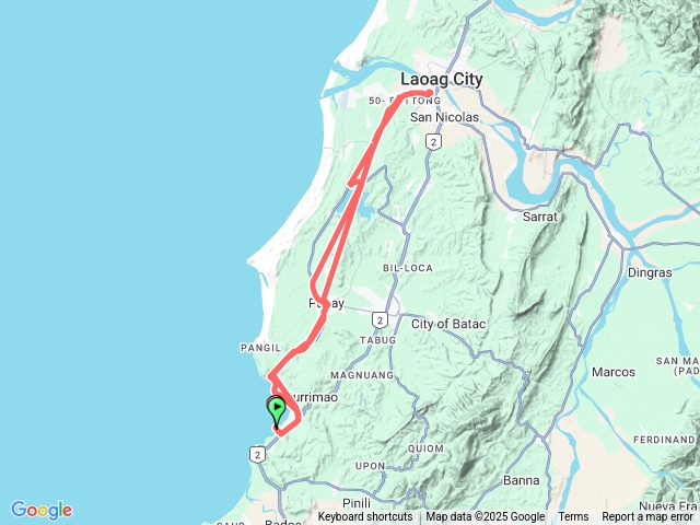 2025.11.24佬沃〔庫裡芒〕岸上觀光自由行軌跡