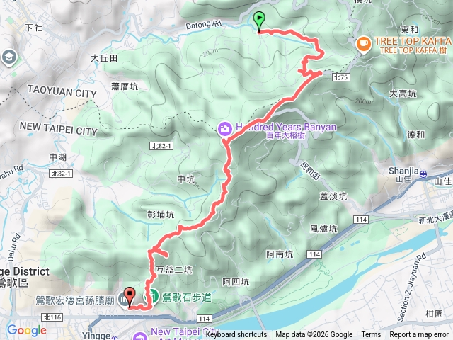 大湖之森往鶯歌石