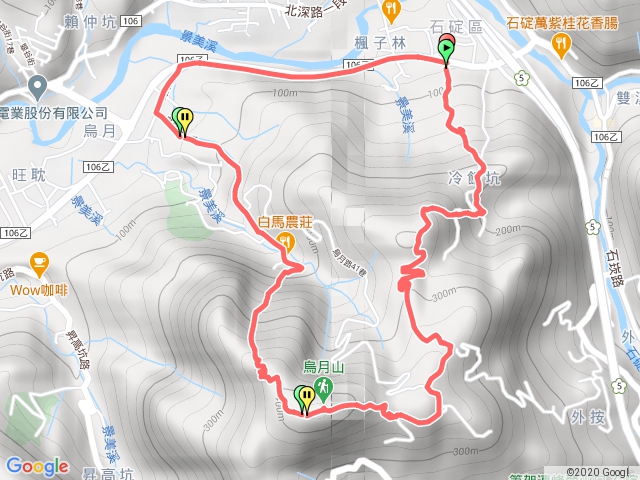 冷飯坑古道、烏月山、白馬將軍洞