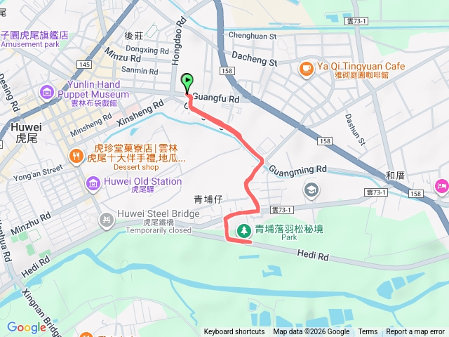 虎尾高中往青埔落羽松預覽圖