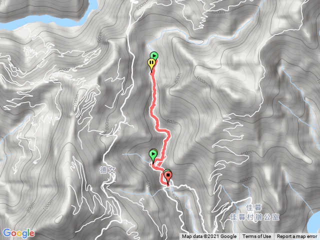 卡地給洋溪上游瀑布終點