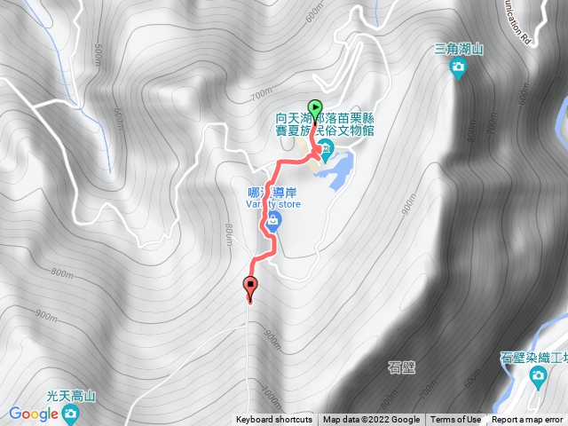 小百岳集起來南庄向天湖山步道202211051456