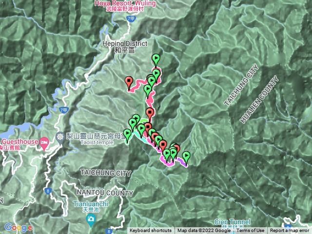 閂山（23.2k登山口上～金明真路下）～鈴鳴山～北二段