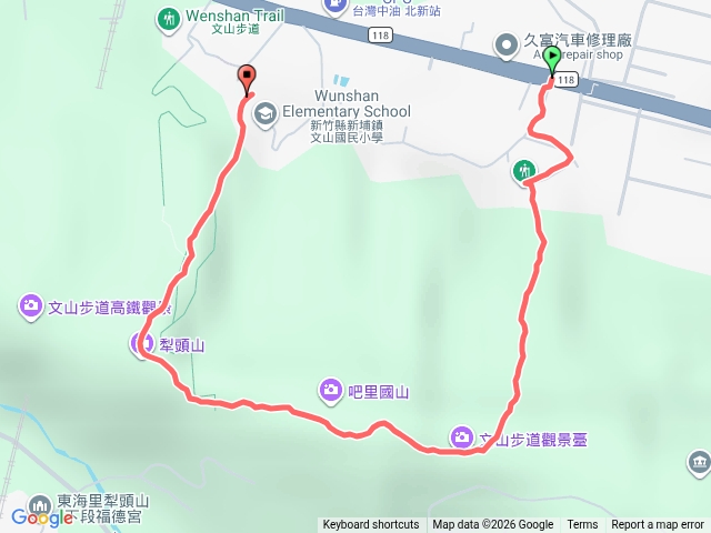 文山步道、犁頭山步道