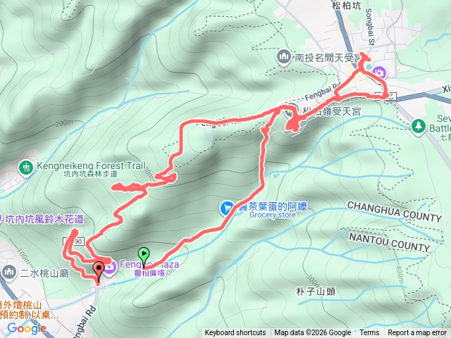 松柏嶺登廟步道預覽圖