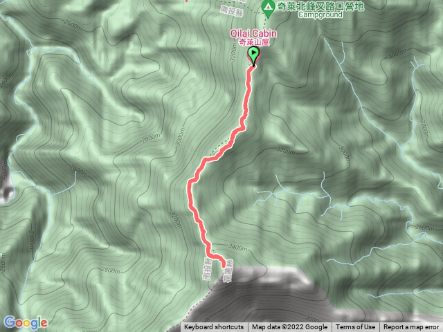奇萊山屋到奇萊主峰