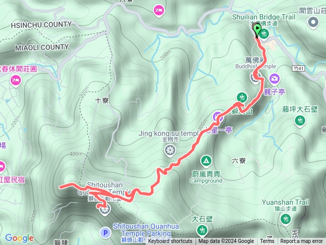 2024森遊竹縣皮皮獅Hike客任務獅山古道預覽圖