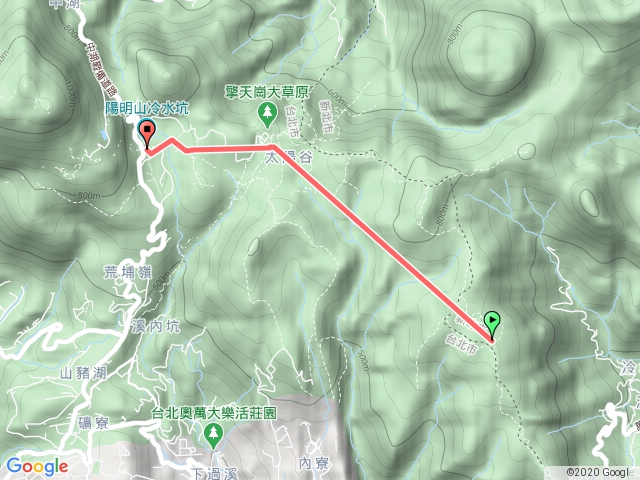 陽明山東西大縱走 東段