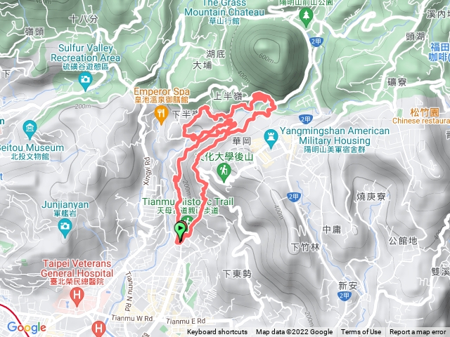 慈悟寺-翠峰瀑布-半嶺步道-水管路步道O型