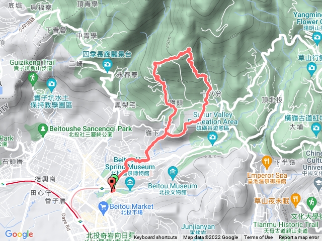 新北投中正山親山步道