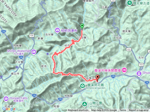 2026.04.04三貂嶺車站～幼坑古道～粗坑古道～粗坑山～平湖西步道～后番子坑古道預覽圖