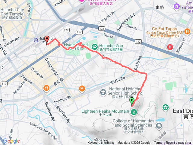 十八尖山-新竹市立動物園-新竹轉運站預覽圖