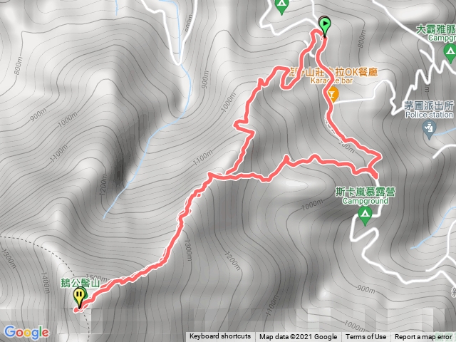 鵝公髻山1上2下