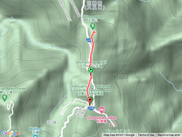 石門山，合歡尖山