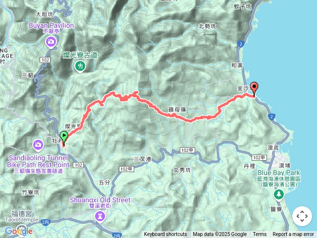 牡丹火車站-雞母嶺古道就-濱海公路