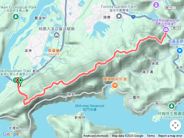 溪洲山溪洲公園頭寮山百吉隧道來回