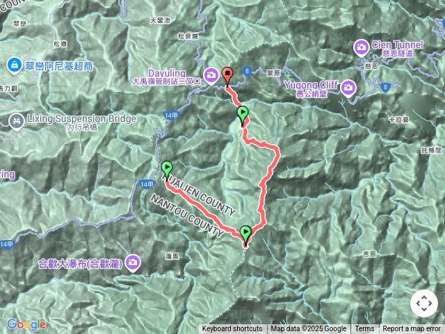 奇萊北壁下屏風2025-06-1820