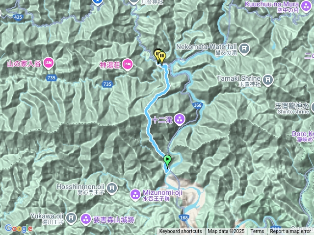 熊野古道小邊路（八木尾-十津川）