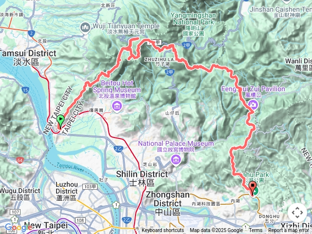 台北大縱走一，二，三，四段連走