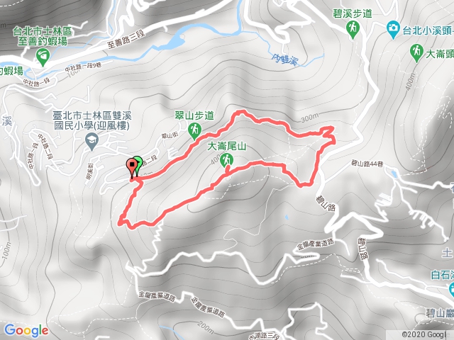 大崙尾山翠山步道試鞋