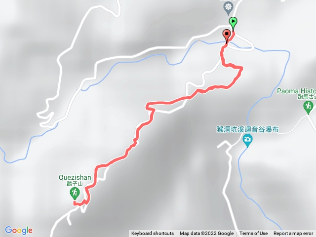 圓通寺出發 原路返回