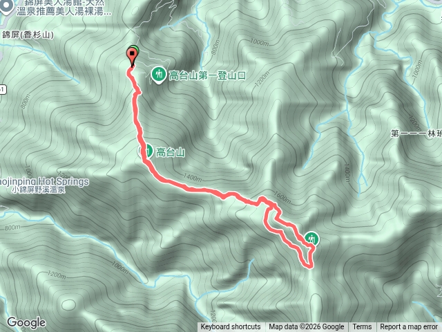 20260912高台山連走島田三山P型縱走預覽圖