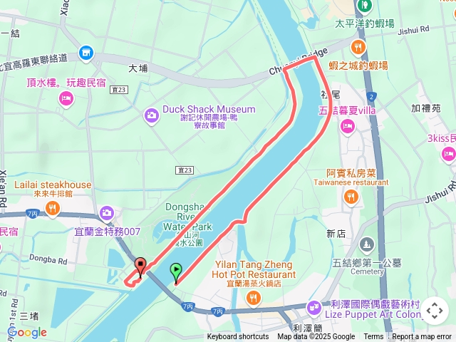冬山河親水公園5km