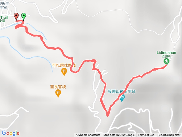 笠頂山 3進3出