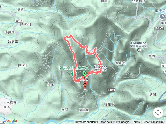 20250223獨立山、阿拔泉山