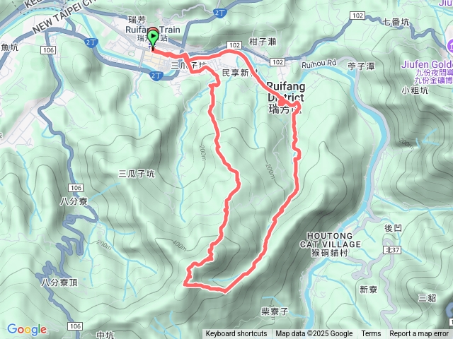蛇來運轉-蛇子行古道-三爪子坑山-蛇子崙山O型