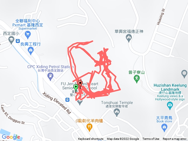 輔大聖心高中團練路線（梁閔皓）