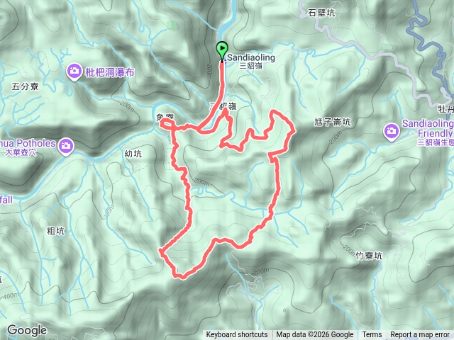 2026 08 30 頂坑山~新路尾古道~五間厝~大平林山~魚寮山O型