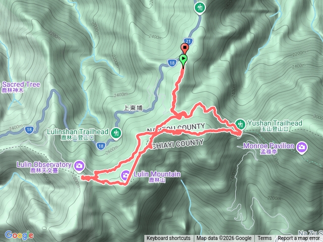 塔塔加步道一圈