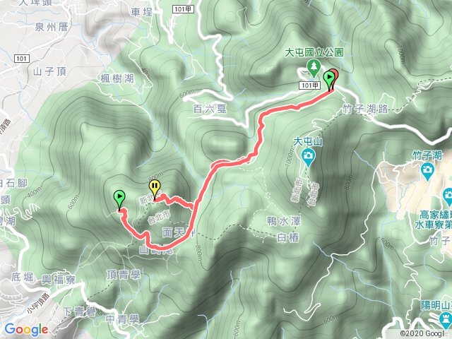 二子坪面天山向天山向天池