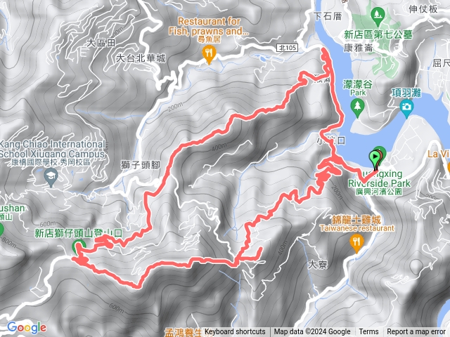 野牛10號鹿鵠崙（廣興河濱公園-小坑山-猴洞尖-鹿鵠崙-平廣山-廣興河濱公園）預覽圖