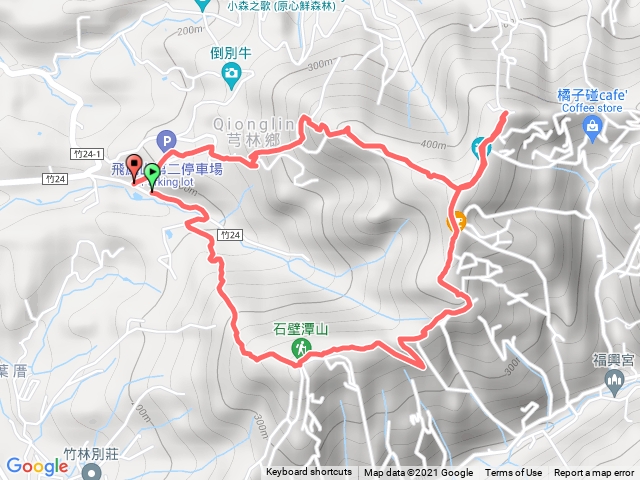 石壁潭山中坑山飛鳳山