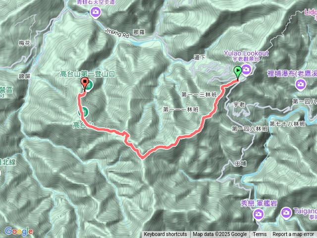 魯壁山縱走高台山