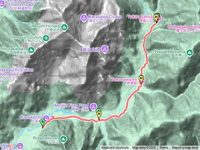 上高地—橫尾山莊