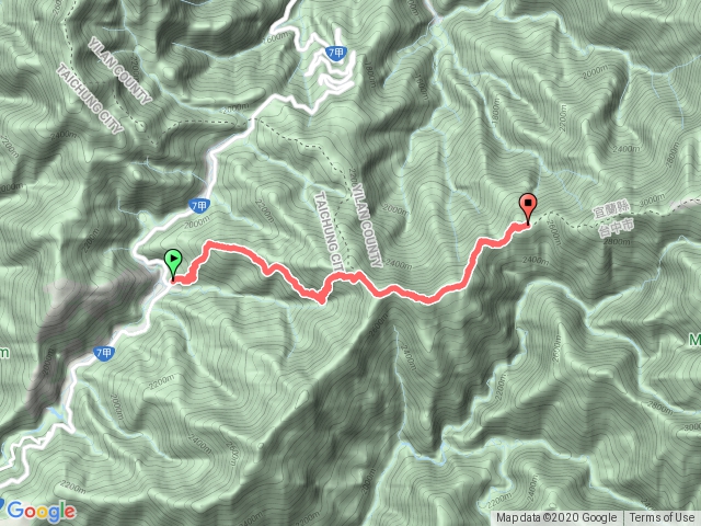 南湖群峰D1_勝光登山口-雲稜山莊