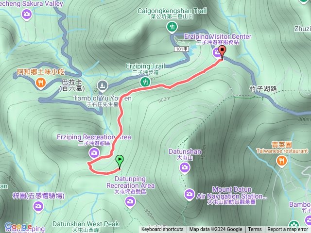 走錯兩次哈終於有Gps預覽圖