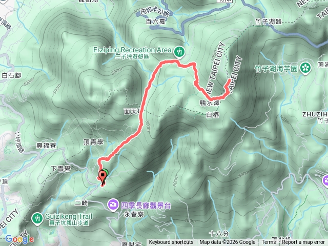 清天宮-二子坪遊憩區-大屯山助航站-二子坪遊憩區-清天宮