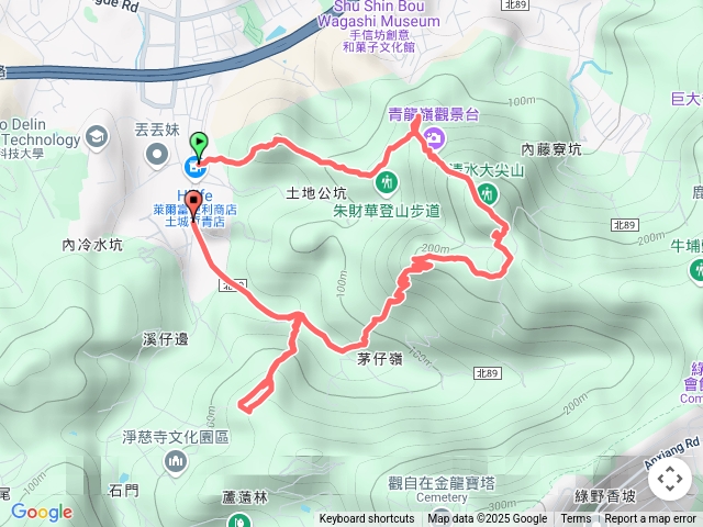 微笑山線-清水大尖山、二尖山