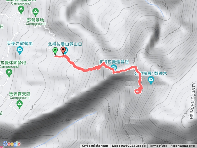 北得拉曼內鳥嘴山步道